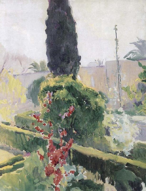 Joaquin Sorolla Sevilla Palace Garden Tour oil painting picture